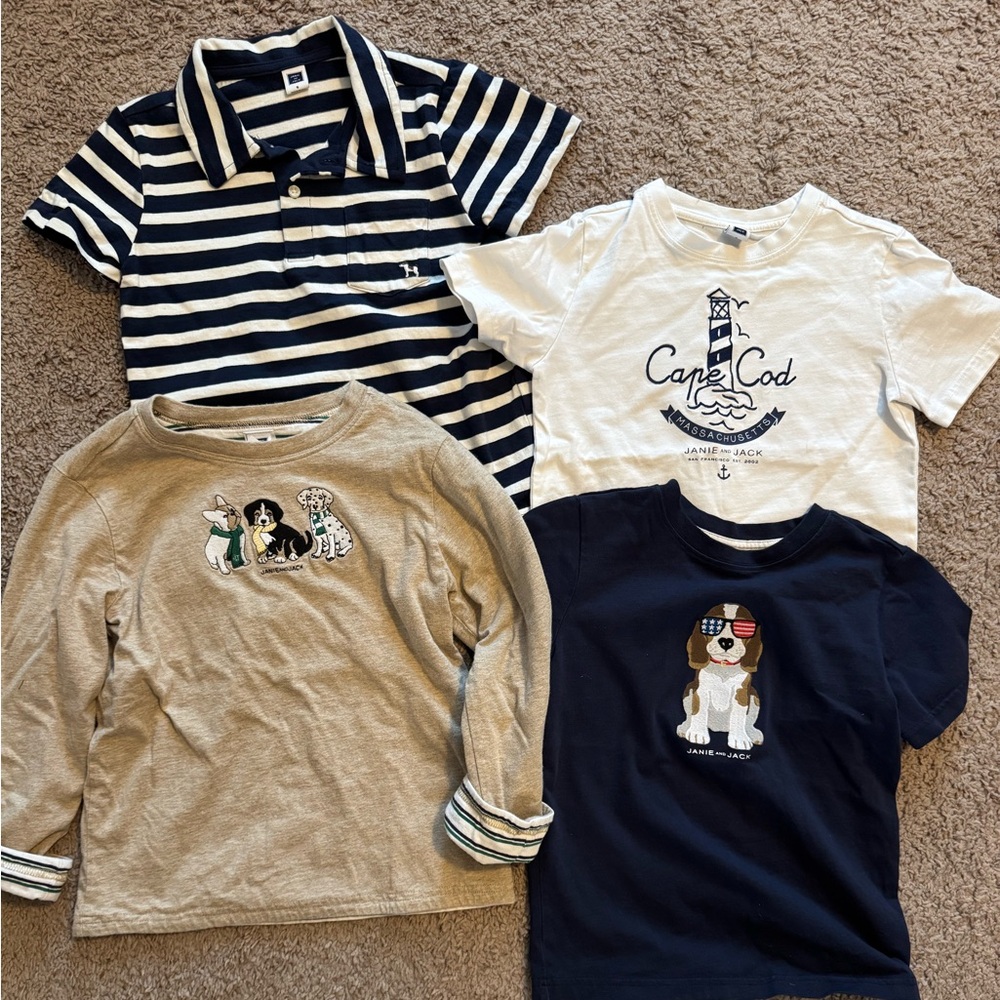 Boys Janie and Jack bundle * read sizing in description*